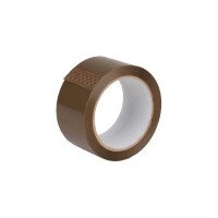 PP-Packband braun - Acrylatkleber - 66 m Länge - 50...