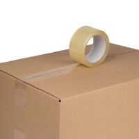 PP-Packband transparent - Acrylatkleber - 66 m Länge - 50 mm Breite - 46 my Stärke - low-noise