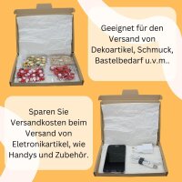 Großbrief-Karton 190x165x20 mm weiß Faltschachtel