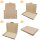 Großbrief-Karton 230x160x20 mm braun DIN A5 Faltschachtel