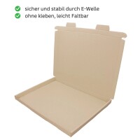 Großbrief-Karton 350x250x20 mm braun Faltschachtel