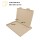 Großbrief-Karton 350x250x20 mm braun Faltschachtel