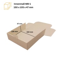 Maxibrief-Karton 160x110x50 mm braun DIN A6
