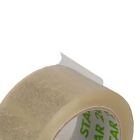 PP-Packband EXTRASTARK - transparent - Acrylatkleber - 66 m Länge - 50 mm Breite - 63 my Stärke - low-noise