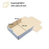 Maxibrief-Karton 180x130x50 mm weiß DIN C6