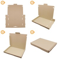 Maxibrief-Karton 230x170x30 mm braun
