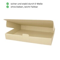 Maxibrief-Karton 260x180x50 mm braun DIN A5