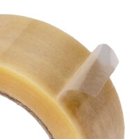 PVC-Packband transparent - Naturkautschukkleber - 66 m Länge - 50 mm Breite - 52 my Stärke - low-noise