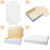 Maxibrief-Karton 350x250x30 mm weiß International