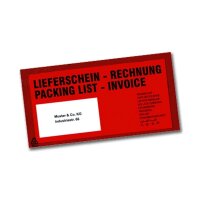 Dokumententaschen DIN LANG mehrspr.