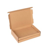 Großbrief-Karton 16x12x2 cm braun DIN A6 Faltschachtel