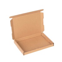 Großbrief-Karton 16x12x2 cm braun DIN A6 Faltschachtel