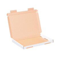 Großbrief-Karton 23x16x20 cm weiß DIN A5 Faltschachtel