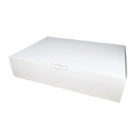 Faltschachtel DHL Kleinpaket 350x250x80 mm (345x245x74 mm) weiß Fefco 0426