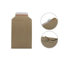 Vollpapp-Versandtasche braun 250 x 175 mm - DIN A5