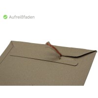 Vollpapp-Versandtasche braun 270 x 215 mm - DIN A5+