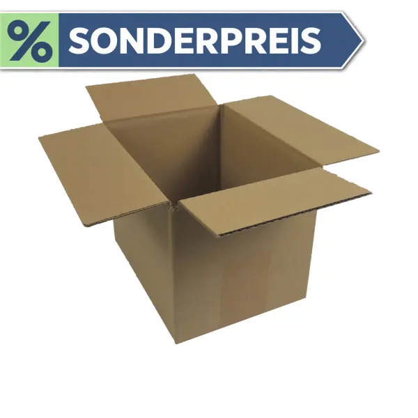 Karton 25x20x15 cm - DIN A5 Versandkarton innen 24x18x14 cm - Faltkarton 250x200x150 mm Fefco 0201