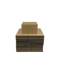 Karton 25x20x15 cm - DIN A5 Versandkarton innen 24x18x14 cm - Faltkarton 250x200x150 mm Fefco 0201