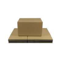 Karton 25x20x15 cm - DIN A5 Versandkarton innen 24x18x14 cm - Faltkarton 250x200x150 mm Fefco 0201