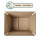 Karton 25x20x15 cm - DIN A5 Versandkarton innen 24x18x14 cm - Faltkarton 250x200x150 mm Fefco 0201