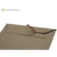 Vollpapp-Versandtasche braun 455 x 320 mm - DIN A3