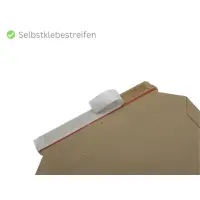 Vollpapp-Versandtasche braun 455 x 320 mm - DIN A3