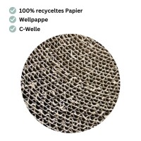 Rollenwellpappe 50 cm x 70 m C-Welle 1 wellig Wellpappe auf Rolle