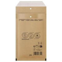 Luftpolster-Versandtaschen B/2 200er-Pack Braun