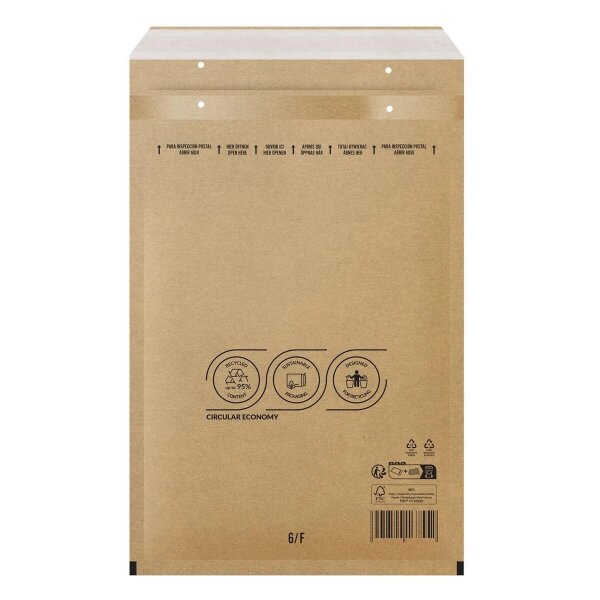 Luftpolster-Versandtaschen F/6 100er-Pack Braun