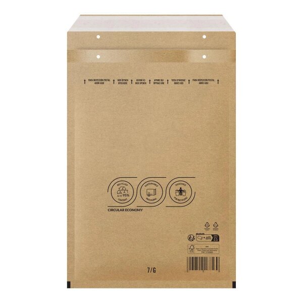 Luftpolster-Versandtaschen G/7 100er-Pack Braun