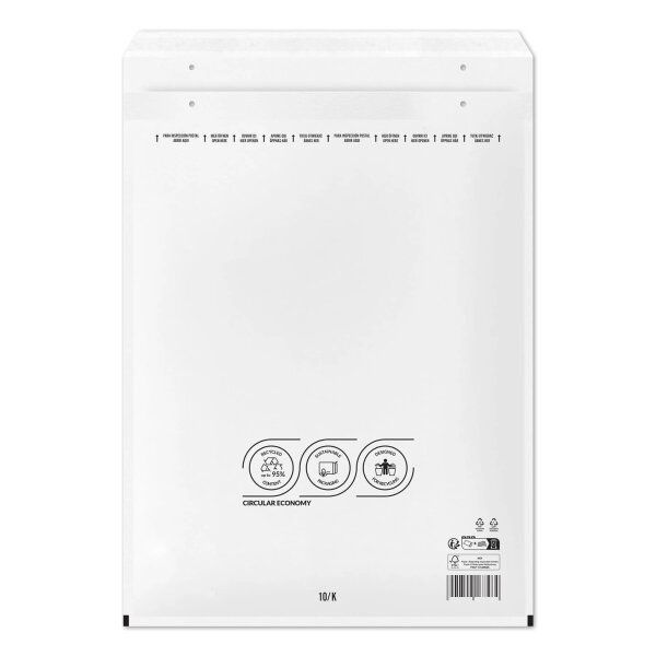 Luftpolster-Versandtaschen K/10 100er-Pack Weiß