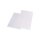 100 Faltentaschen DIN C4 229 x 324 x 20 mm - mit Fenster WEISS