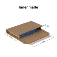 Buch-Karton 217x155x50 mm für Maxibrief & Warensendung