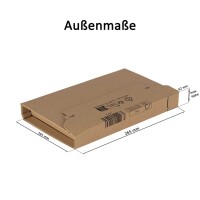 Buch-Karton 217x155x50 mm für Maxibrief & Warensendung