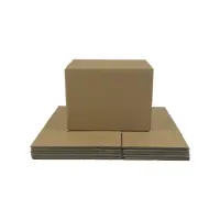 Karton 20x15x15 cm für Hermes Päckchen & GLS XS Paket DIN A6 Versandkarton 200 x 150 x 150 mm - Faltkarton Fefco 0201