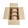 Karton 20x15x15 cm für Hermes Päckchen & GLS XS Paket DIN A6 Versandkarton 200 x 150 x 150 mm - Faltkarton Fefco 0201