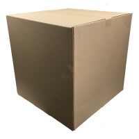 Karton 50 x 50 x 10 cm - zweiwelliger Versandkarton - Faltkarton Fefco 0201