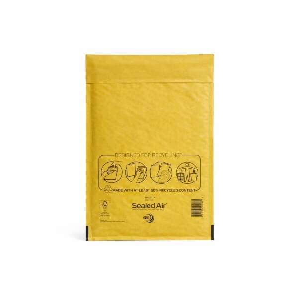 Luftpolsterversandtaschen Mail Lite | Palette | Farbe: Braun