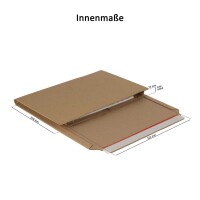 Buch-Karton 325x250 mm höhenvariabel bis 75 mm