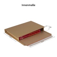 Buch-Karton 330x270 mm höhenvariabel bis 75 mm