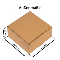 Automatikboden-Karton 20x20x10 cm