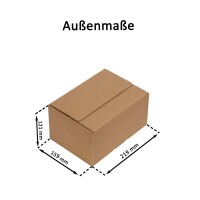 Automatikboden-Karton 21x15x10 cm