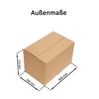 Automatikboden-Karton 40x26x26 cm