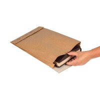 Papier-Versandtasche 250x350x80 mm DHL Kleinpaket Versandtasche Kraftpapier