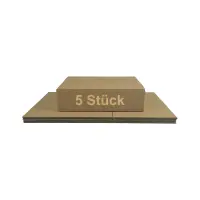 Karton 35x25x10 cm für DHL Päckchen S Versandkarton 350 x 250 x 100 mm Faltkarton Fefco 0201