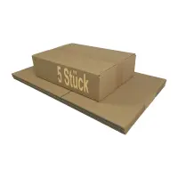 Karton 35x25x10 cm für DHL Päckchen S Versandkarton 350 x 250 x 100 mm Faltkarton Fefco 0201
