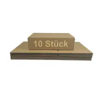 Karton 35x25x10 cm für DHL Päckchen S Versandkarton 350 x 250 x 100 mm Faltkarton Fefco 0201