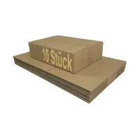 Karton 35x25x10 cm für DHL Päckchen S Versandkarton 350 x 250 x 100 mm Faltkarton Fefco 0201