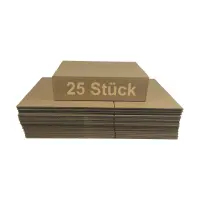 Karton 35x25x10 cm für DHL Päckchen S Versandkarton 350 x 250 x 100 mm Faltkarton Fefco 0201