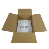 Karton 35x25x10 cm für DHL Päckchen S Versandkarton 350 x 250 x 100 mm Faltkarton Fefco 0201